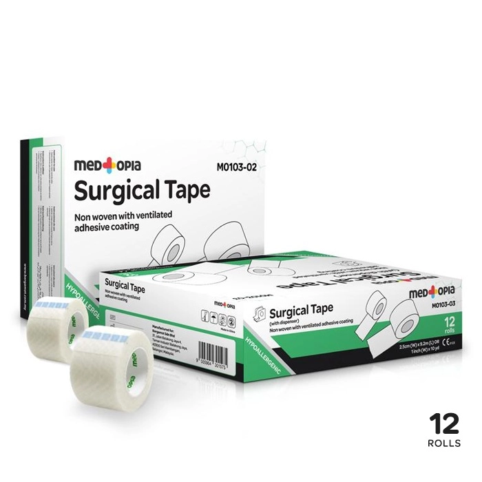 M0103-02 1 inch x 10 Yard Surgical Tape (without Dispenser) 